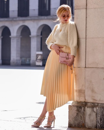 Юбка гафре или плиссе