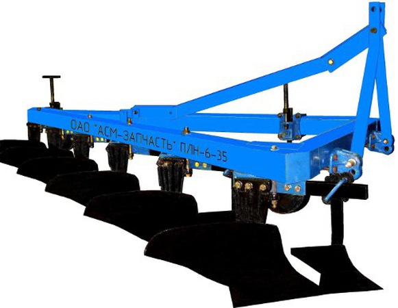 محراث PLN 6-35 (مع محراث أولي)
