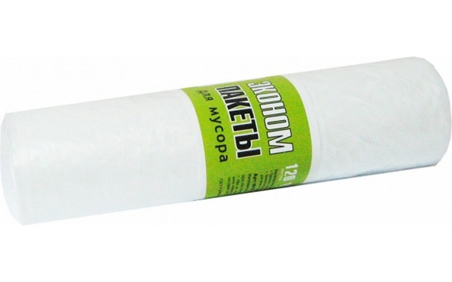 МЕШКИ ДЛЯ МУСОРА "ЭКОНОМ" 120 Л. 10 ШТ.