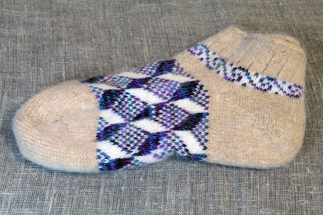 Kadınlar için yün ayak izleri