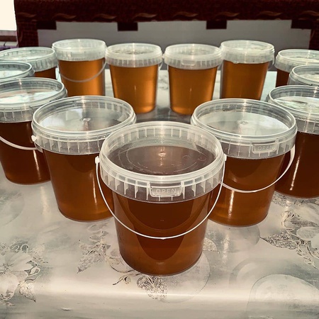 Honey from Kyrgyzstan Toktogul mountain, floral
