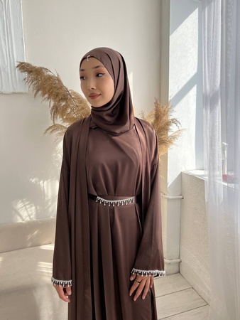 Şık tesettür elbise 🌸