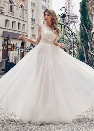 Anastasia<br>Шифоновое свадебное платье Anna RosyBrown