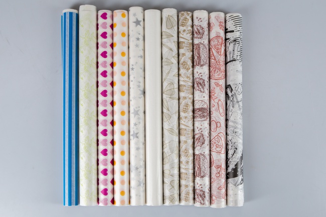 Siliconized baking paper with "Pizza" pattern (roll 5m)