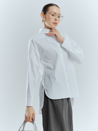 Женская рубашка оверсайз. Топ 2024 - 0224