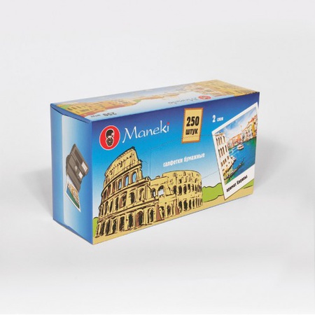 Салфетки бумажные Maneki "Dream"