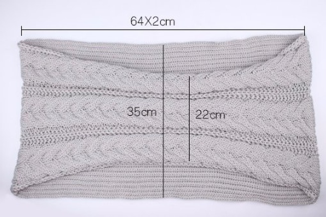 Комплект: шапка + снуд (хомут)