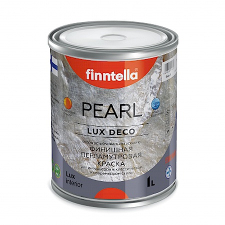 Финишная перламутровая декоративная краска.