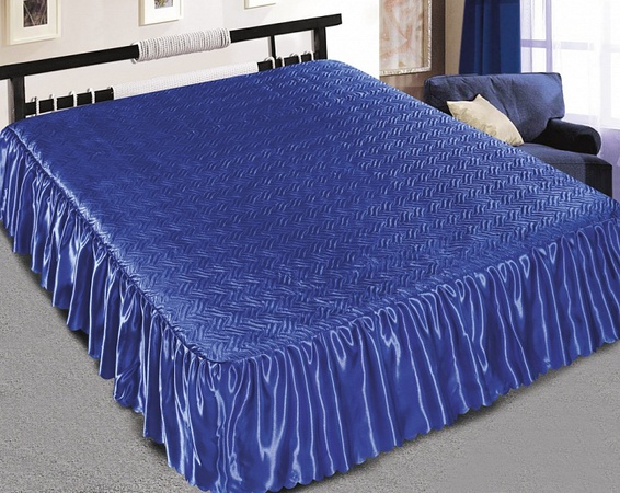 Yatak örtüleri ipek düz 180 \ 200 + 35cm (fırfır)