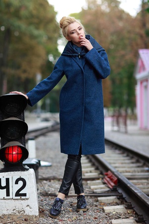 Зимнее пальто Манхэттен с утеплителем, шерсть