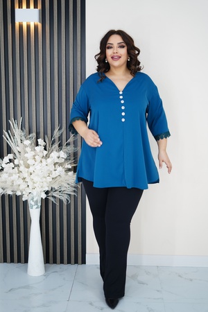 Изящная  блуза-9365