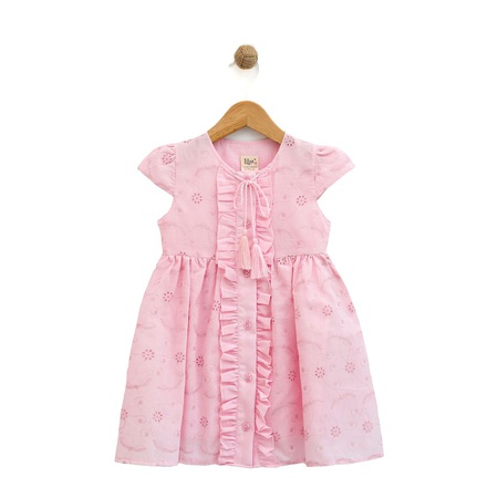 Kız Çocuk Fırfırlı Elbise 2-5Y