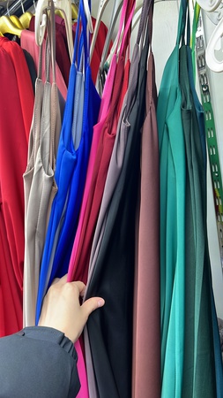 Платья комбинация длины макси