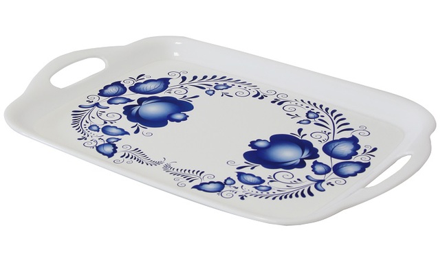 صينية مع Art Deco Gzhel * 30 (M-Plastic)