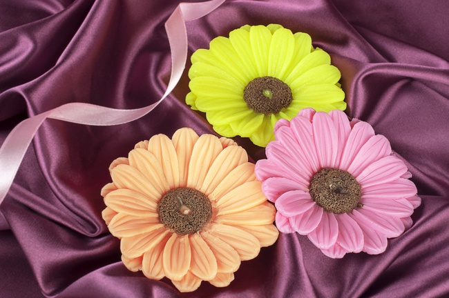 Мыло Цветы Гербера 3D