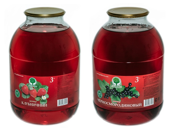 Соки и нектары в стекле 3 литра