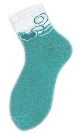 Носки женские (арт. Н003) «2Сердца»