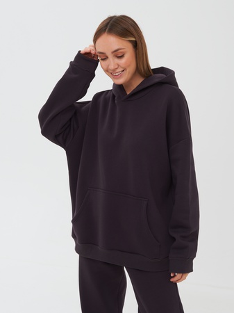 Костюм спортивный из флиса теплый OVERSIZE