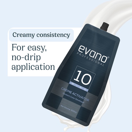 EVANO Professional Activator Developer For Beard Color For Men 500ml |10 Minute | Perfect For Beard Colour