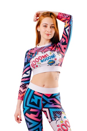 Women's Long Sleeve Cropped Rashguard
