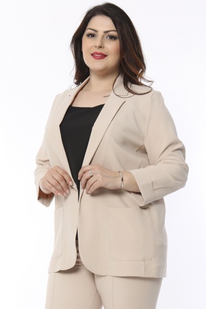Cep Detaylı Blazer Ceket