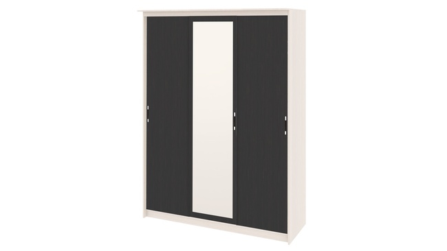 Mirrored wardrobe in the bedroom "Stan Light" CM-140.