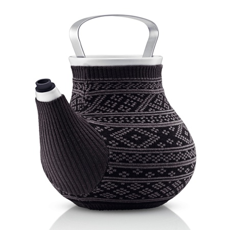 غلاية لتحضير شاي بلدي الكبير في علبة محبوكة 1.5 لتر