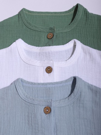 Комплект из муслина (футболка, шорты)