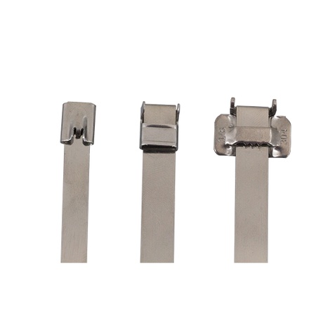 304 Naked Stainless Steel Cable Tie E Lock Type