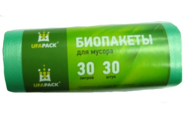 ПАКЕТЫ ДЛЯ МУСОРА БИО 30 ЛИТРОВ 30 ШТ.