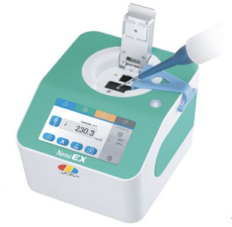 Photometer NanoEX, 260, 280, 360 and 600 nm, from 0.5 microns