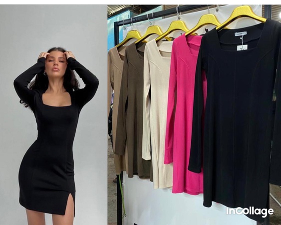 В наличии платье мини с вырезом