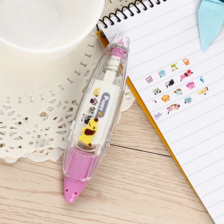 Çizimlerle dekoratif kırtasiye barkod bandı