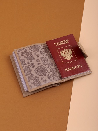 Портмоне для автодокументов на кнопке 3 в 1 АЛ-201