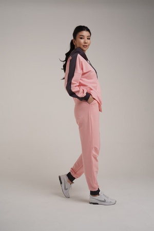 Kombine kapüşonlu kadın eşofmanı