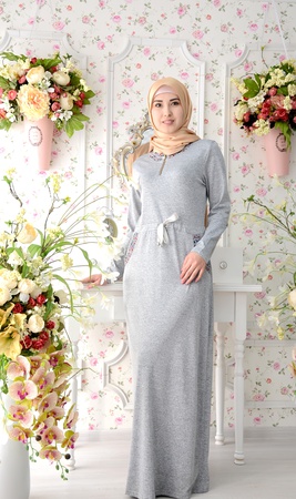 Платье с замком