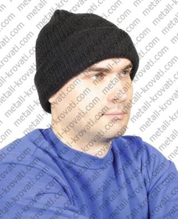 Шапка трикотажная цвет – черный