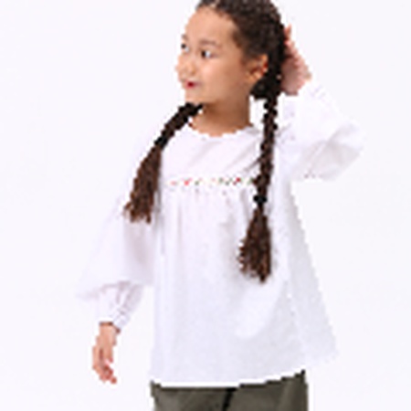 14. Летняя блузка для девочек (14-Kids blouse)