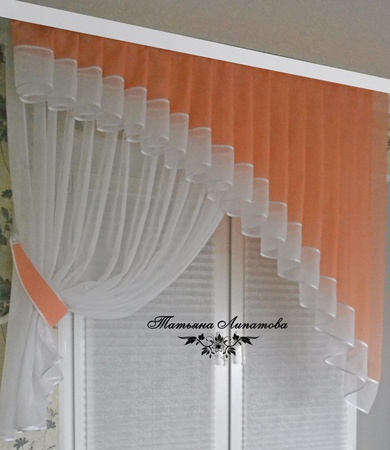 Штора для кухни Джема