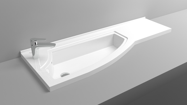 Раковина Аура 130 левая/правая