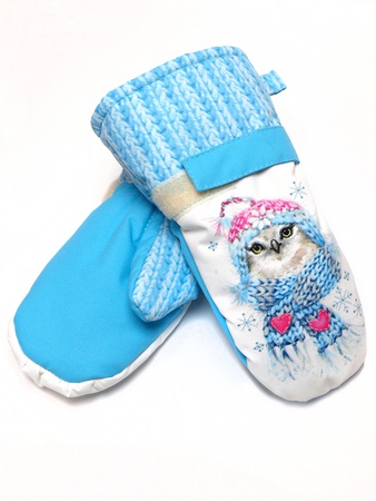 Детские варежки из мембранной ткани