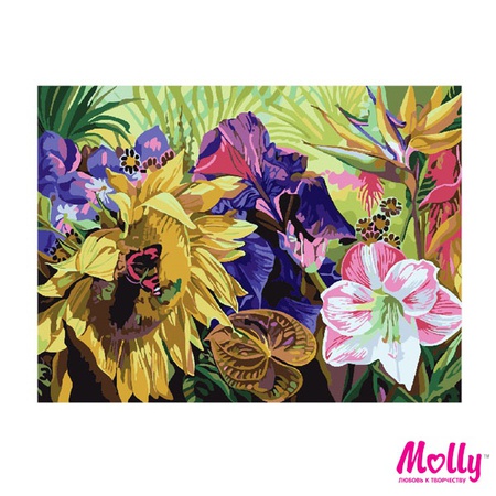 Картина по номерам Уголок сада