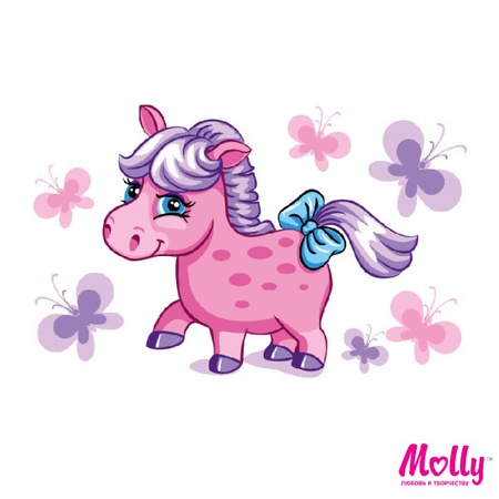 Раскраска по номерам Пони Сюзанна