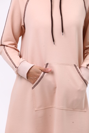 4. Dekoratif dikişli spor genç elbise (4-Genç spor elbise)