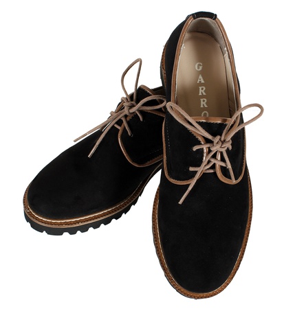 Женские туфли, натуральная замша <G171>