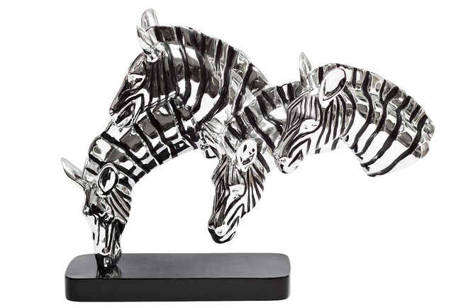STATÜET &quot;ZEBRA&quot; GÜMÜŞ