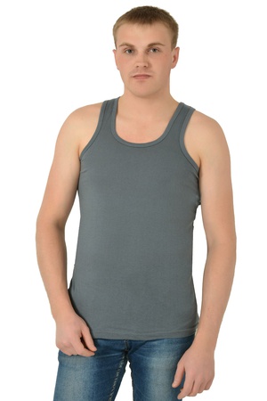 T-shirt adamın tek sesli