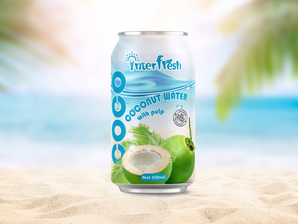 Консервированная кокосовая вода 330 мл — коробка из 24 банок