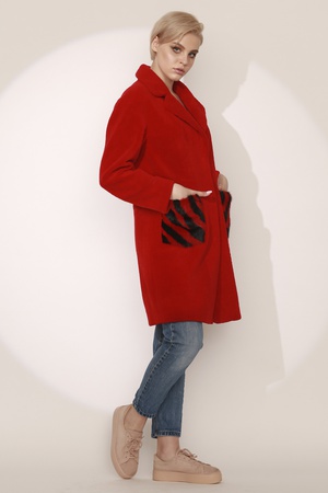 Ceket dişi Silverfox model 807 red