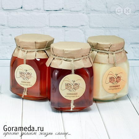 Натуральный мёд в банке